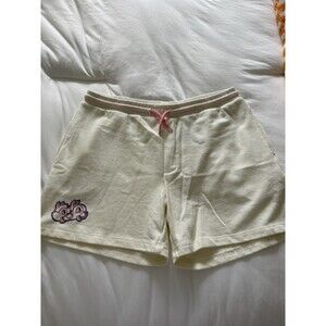 Disney Shorts Womens Large Mickey Mouse Genuine Mousewear High Rise Tan Beige